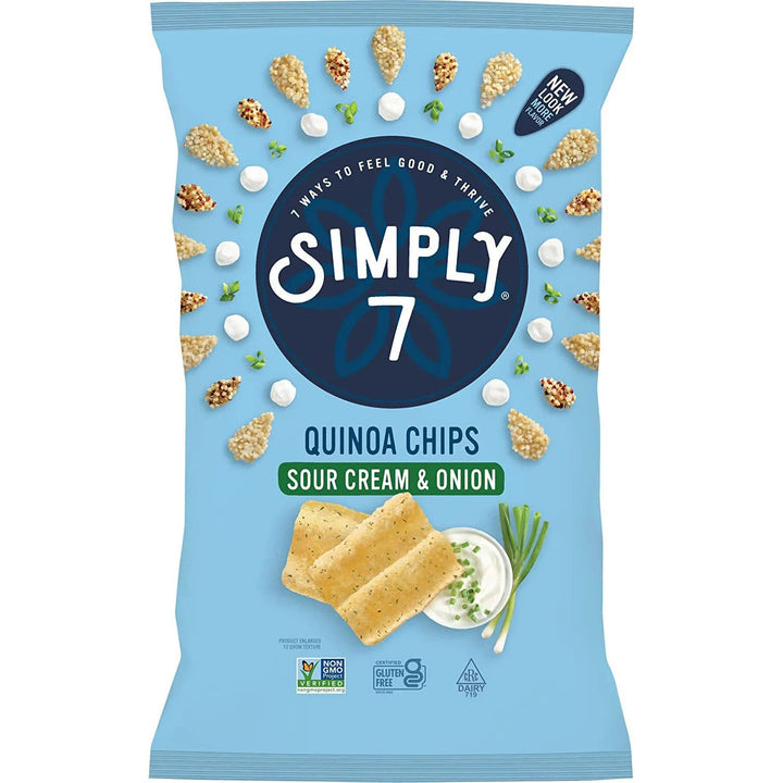 Simply7 Chips Quinoa Sour Cream Onion 79g