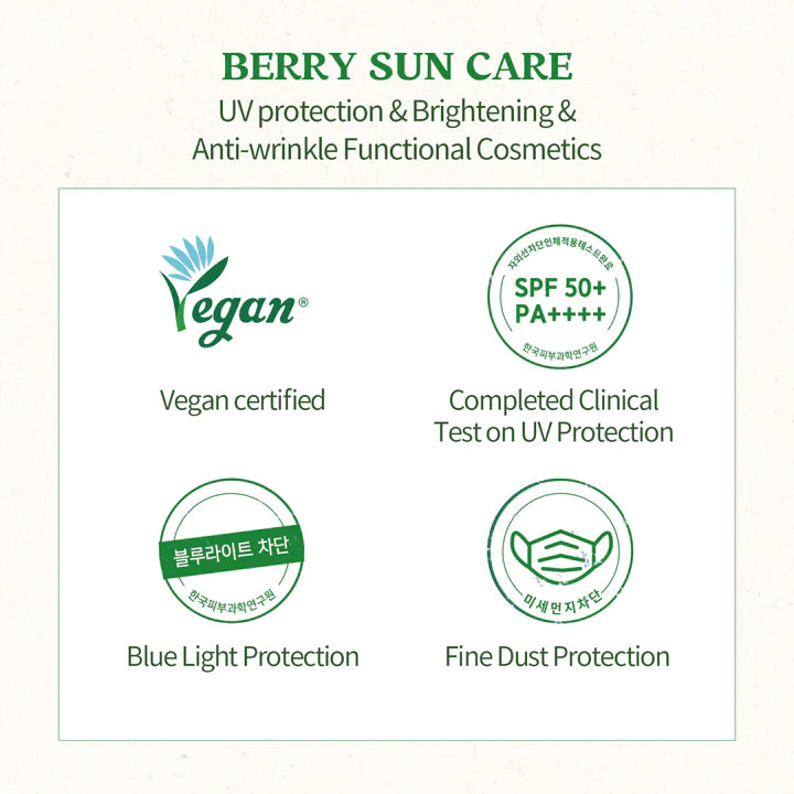 SkinFood Berry Soothing Sun Cream Sunscreen SPF 50+ PA++++ 50ml