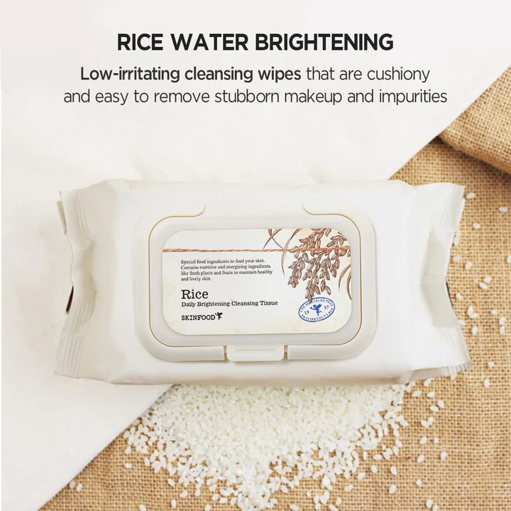 SkinFood Rice Daily Brightening Cleansing Tissue 380g