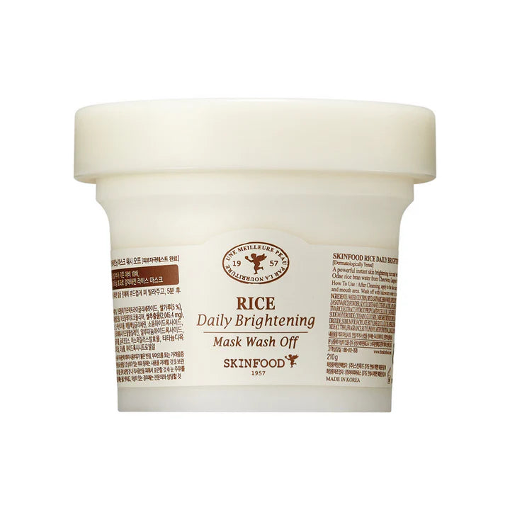 SkinFood Rice Daily Brightening Mask Wash Off 210g