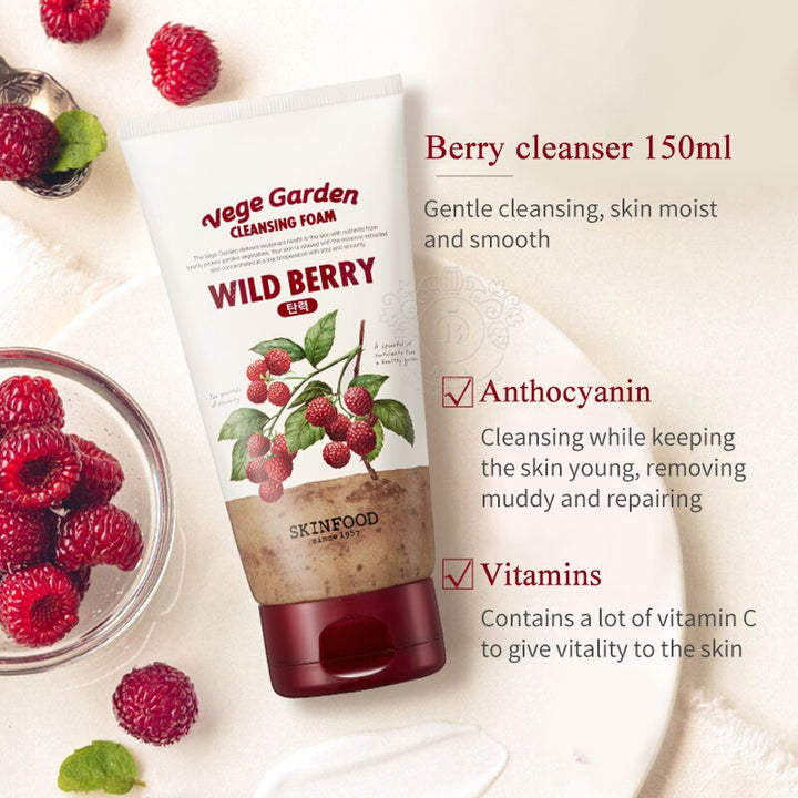 SkinFood Vege Garden Cleansing Foam Wild Berry 150ml