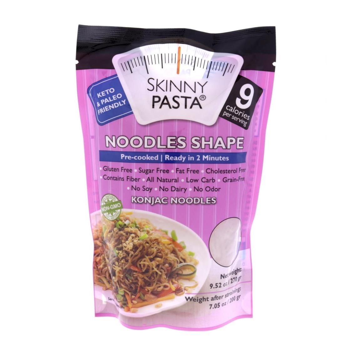 Skinny Pasta Konjac Noodles Shape Keto & Paleo Friendly 270g