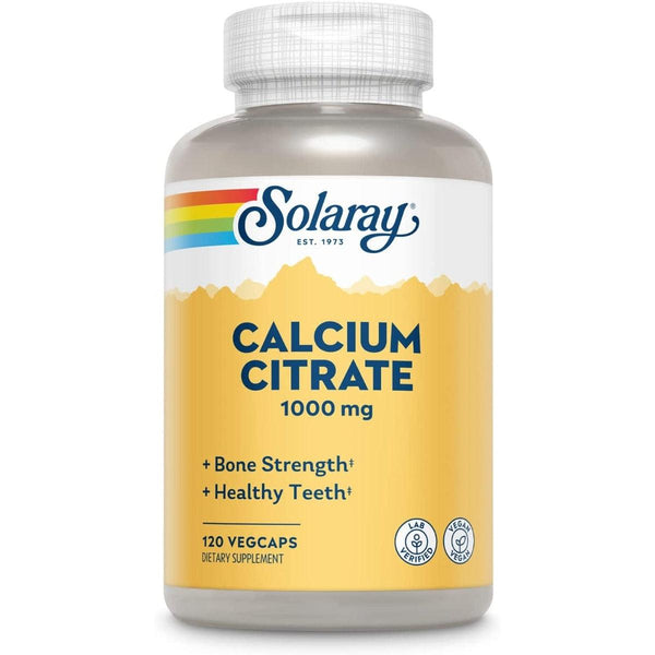 Solaray Calcium Citrate 1000mg 120vegCaps