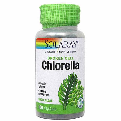 Solaray Chlorella 410 mg high in chlorophyll 100 Capsules