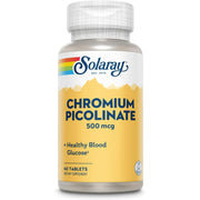 Solaray Chromium Picolinate, 500 mcg 60 Tablets