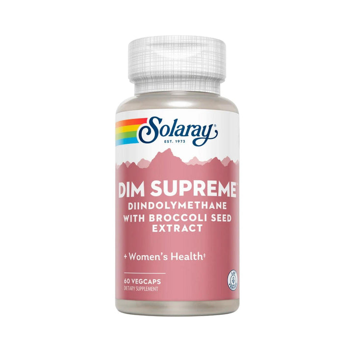 Solaray DIM Supreme 100mg 60 Vegetable Capsules