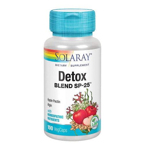 Solaray Detox Blend SP-25 | Herbal Blend 100 Vegetable Capsules