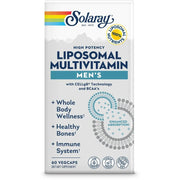 Solaray High Potency Liposomal Multivitamin Men's with CELLg8 and BCAA's Vegan 60 Vegetable Capsules