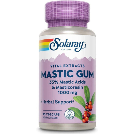 Solaray Mastic Gum Extract 1000mg 45 Vegetable Capsules