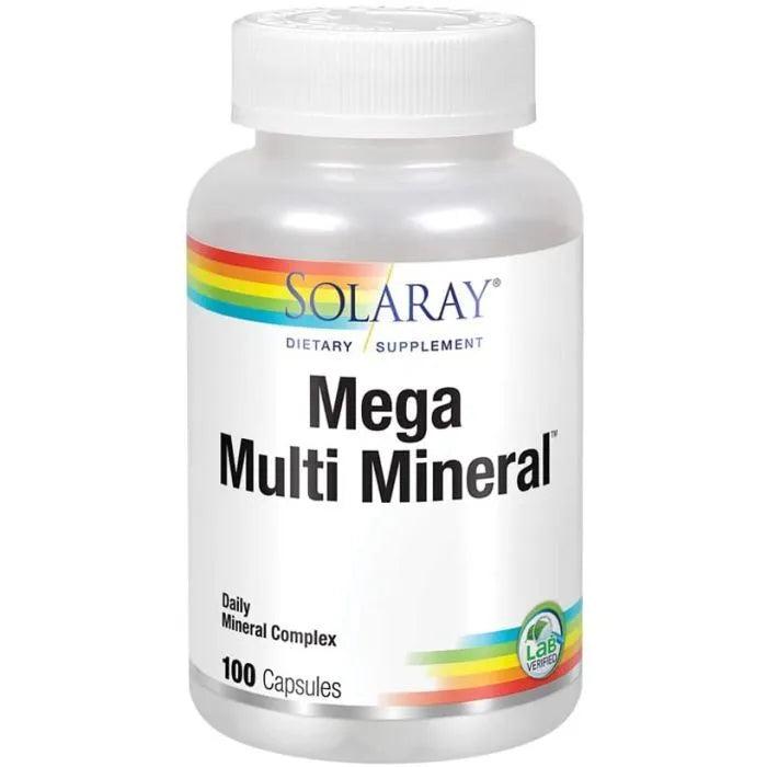 Solaray Mega Multi Mineral 100 Capsules