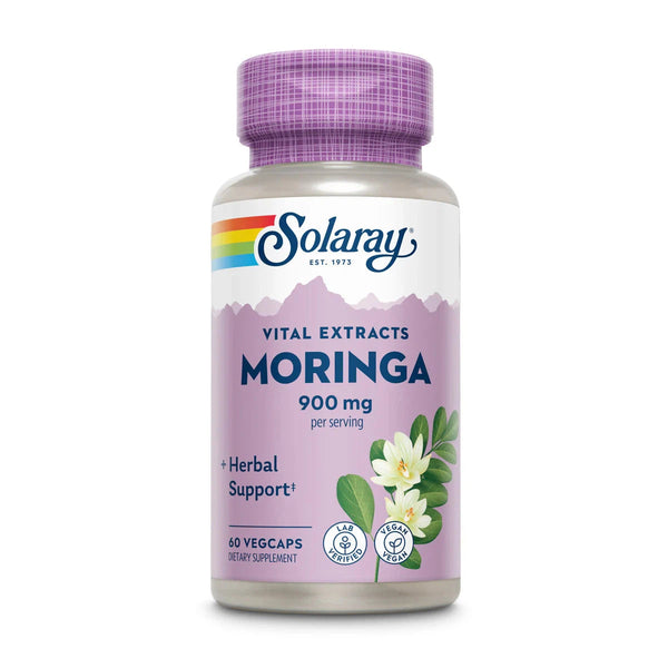 Solaray Moringa Leaf Extract 900mg 60 Vegetable Capsules