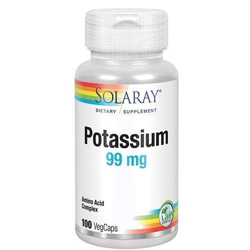 Solaray Potassium 99 mg Amino Acid Complex 100 Vegetable Capsules