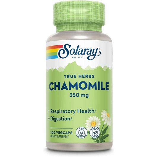 Solaray True Herbs Chamomile 350mg 100 VegCaps