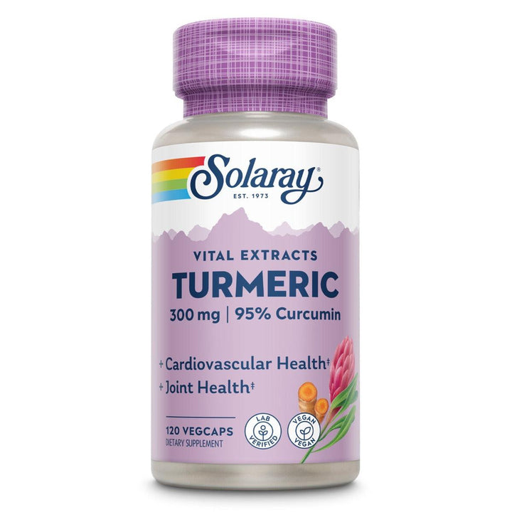 Solaray Turmeric Root Extract One Daily 300mg | 60 Veg Capsules