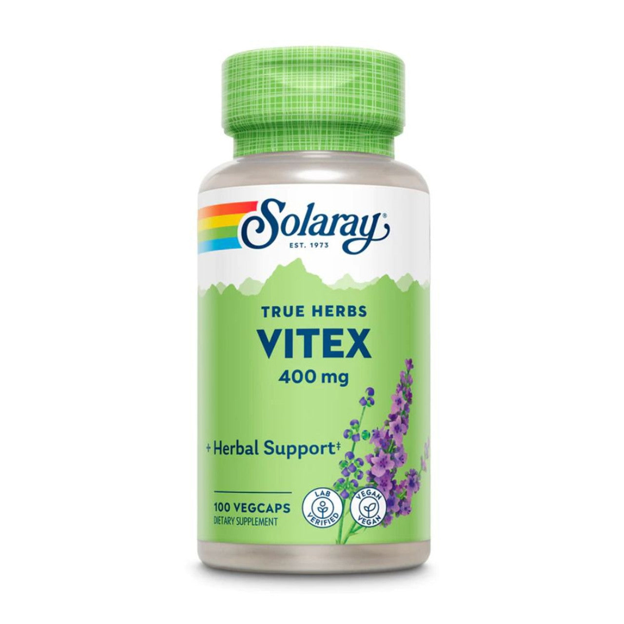 Solaray Vitex 400mg 100 Vegetable Capsules