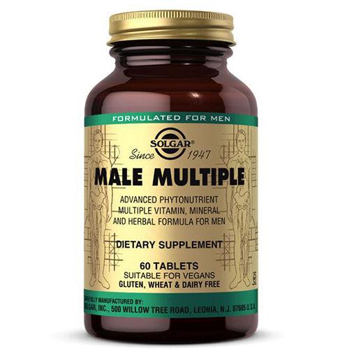 Solgar Advanced Male Multiple Multivitamin Mineral And Herbal Formula For Men 60 Tablets