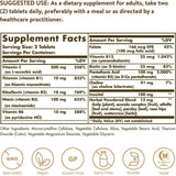 Solgar B-Complex Vitamin B With Vitamin C Stress Formula 100 Tablets