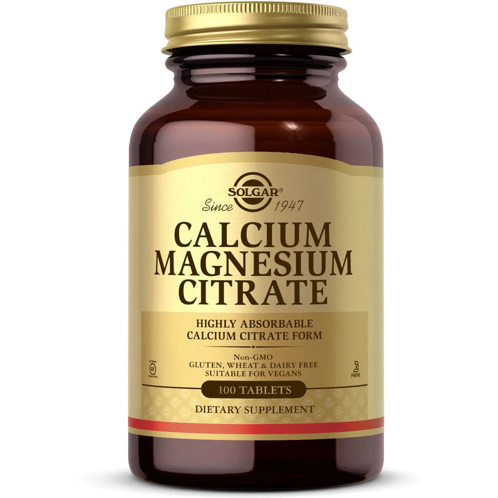 Solgar Calcium Magnesium Citrate - 100 Tablets