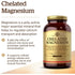 Solgar Chelated Magnesium 400mg as Magnesium Glycinate and Oxide 250 Tablets