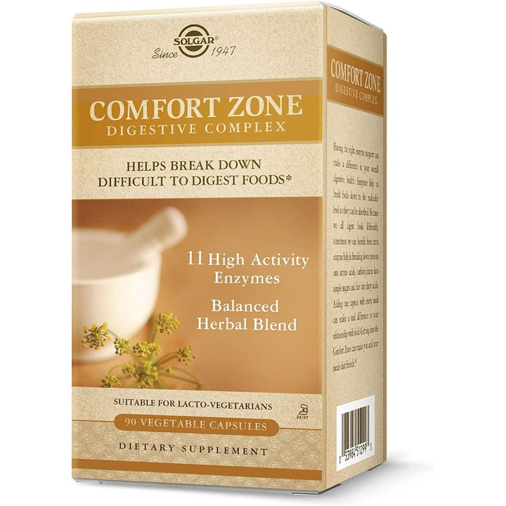 Solgar Comfort Zone Digestive Complex 90 Vegetable Capsules