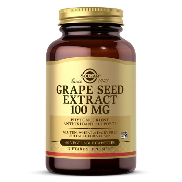 Solgar Grape Seed Extract 100 mg 60 Vegetable Capsules