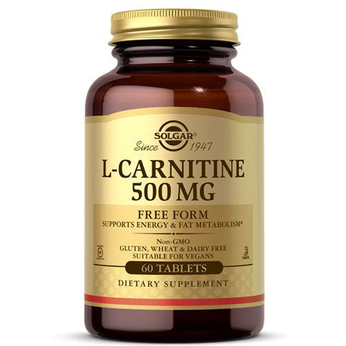 Solgar L-CARNITINE 500 MG Non-GMO Vegan 60 Tablets