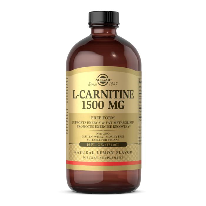 Solgar L-CARNITINE Liquid 1500 MG Natural Lemon Flavor 473ml