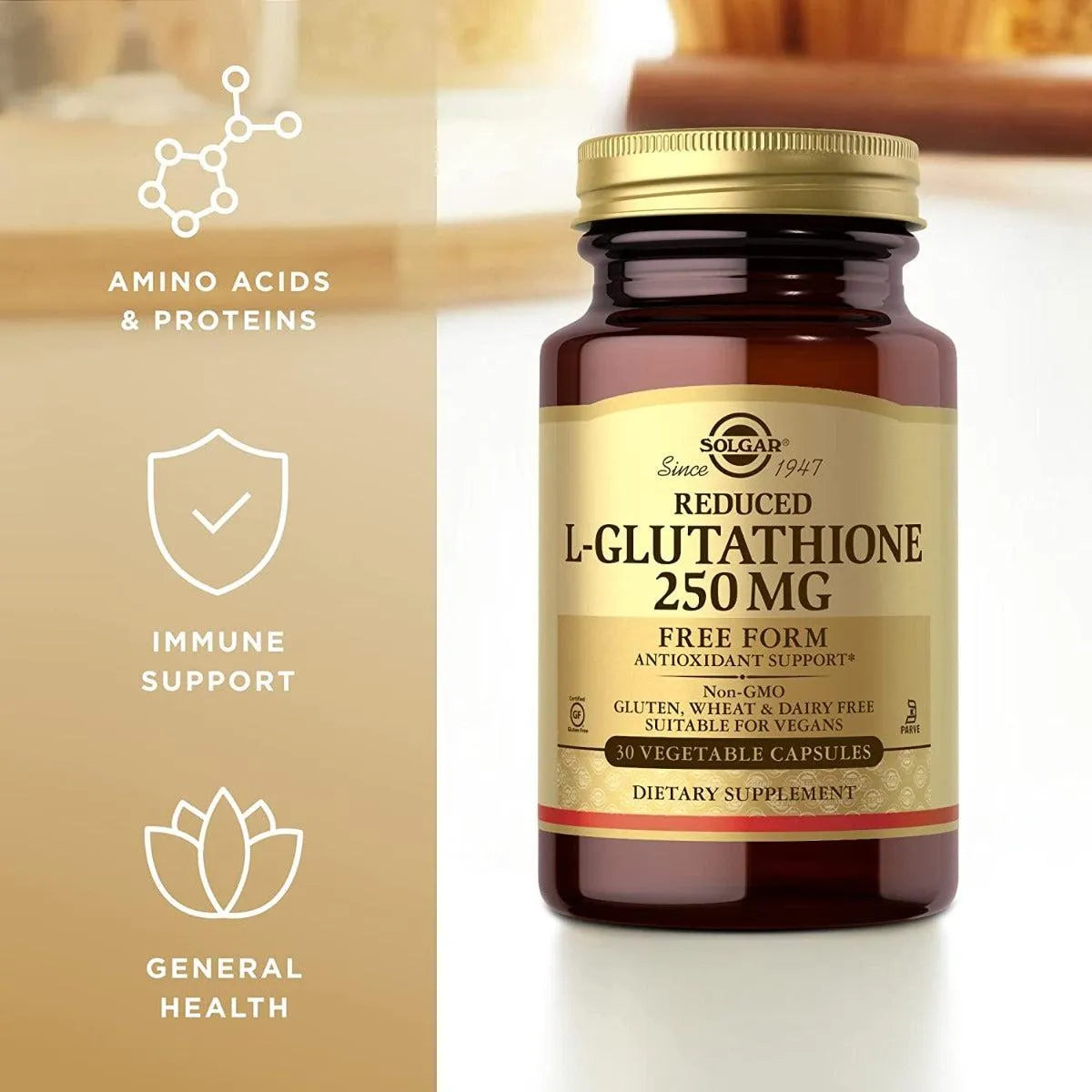 Solgar L - GLUTATHIONE 250 MG Antioxidant Support 30 Vegetable Capsule Healthland Co. Solgar L - GLUTATHIONE 250 MG Antioxidant Support 30 Vegetable Capsule Healthland Co.