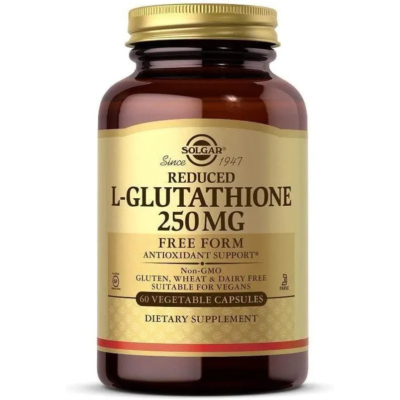 Solgar L - GLUTATHIONE 250 MG Antioxidant Support 60 Vegetable Capsules