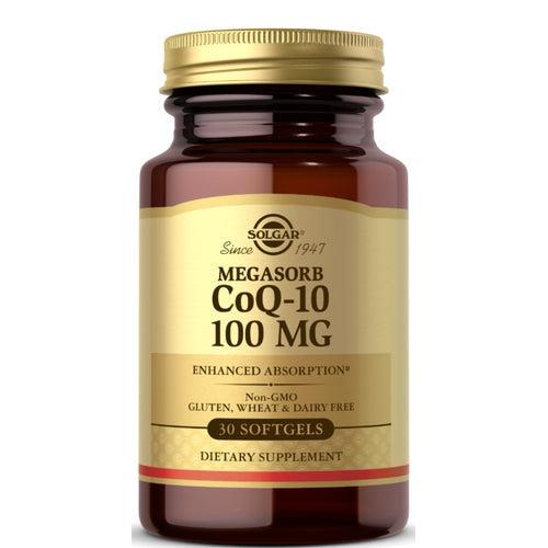 Solgar Megasorb CoQ-10 100mg 30 Softgels