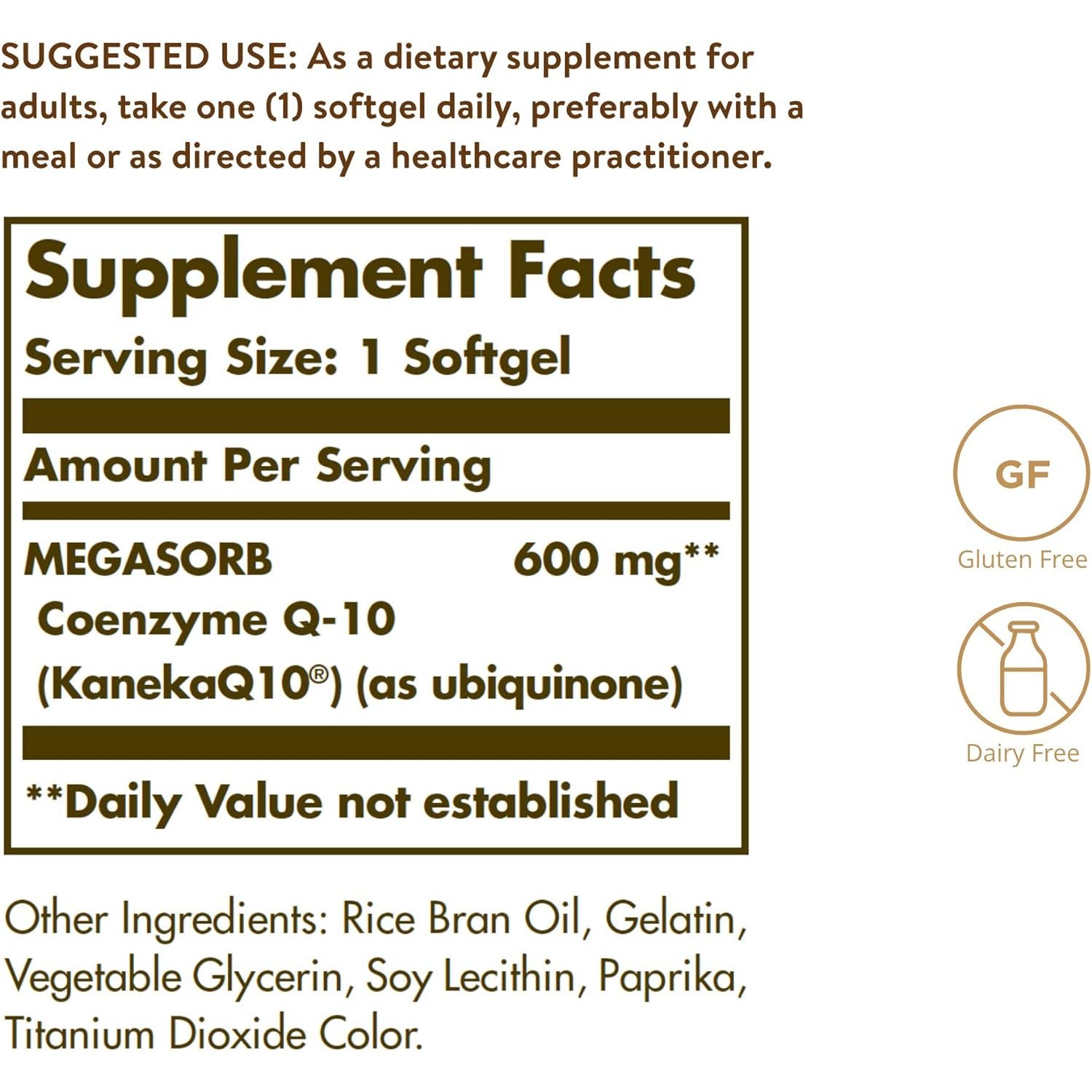 Solgar Megasorb CoQ-10 600mg 30 Softgels