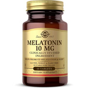 Solgar Melatonin 10 MG Helps Promote Relaxation & Sleep 60 Vegan Tablets