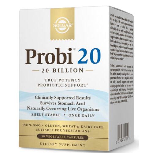Solgar Probi 20 Billion Probiotics 30 Vegetable Capsules