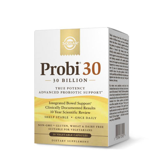 Solgar Probi 30 30 Billion Probiotic 30 Vegetable Capsules