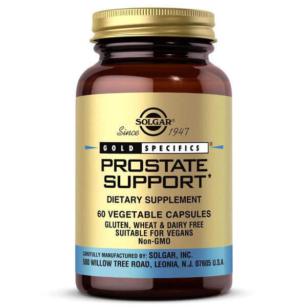 Solgar Prostate Support with Saw Palmetto and Pumpkin Powder and Zinc 60 Vegetable Capsules