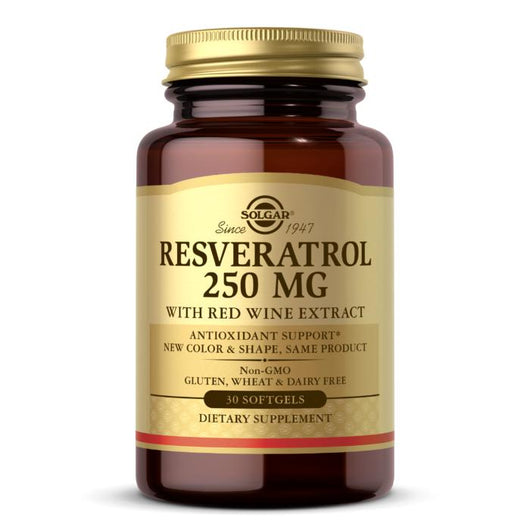 Solgar Resveratrol 250mg 30 Softgels