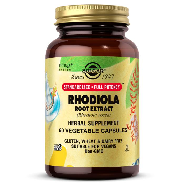 Solgar SFP Rhodiola Root Extract 60 Vegetable Capsules