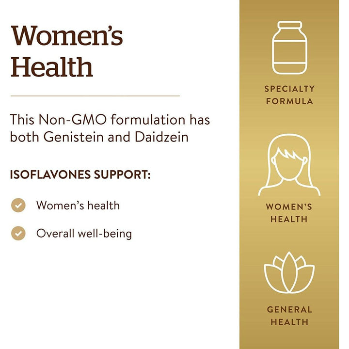 Solgar Super Concentrated Isoflavones Non-GMO 120 Vegan Tablets