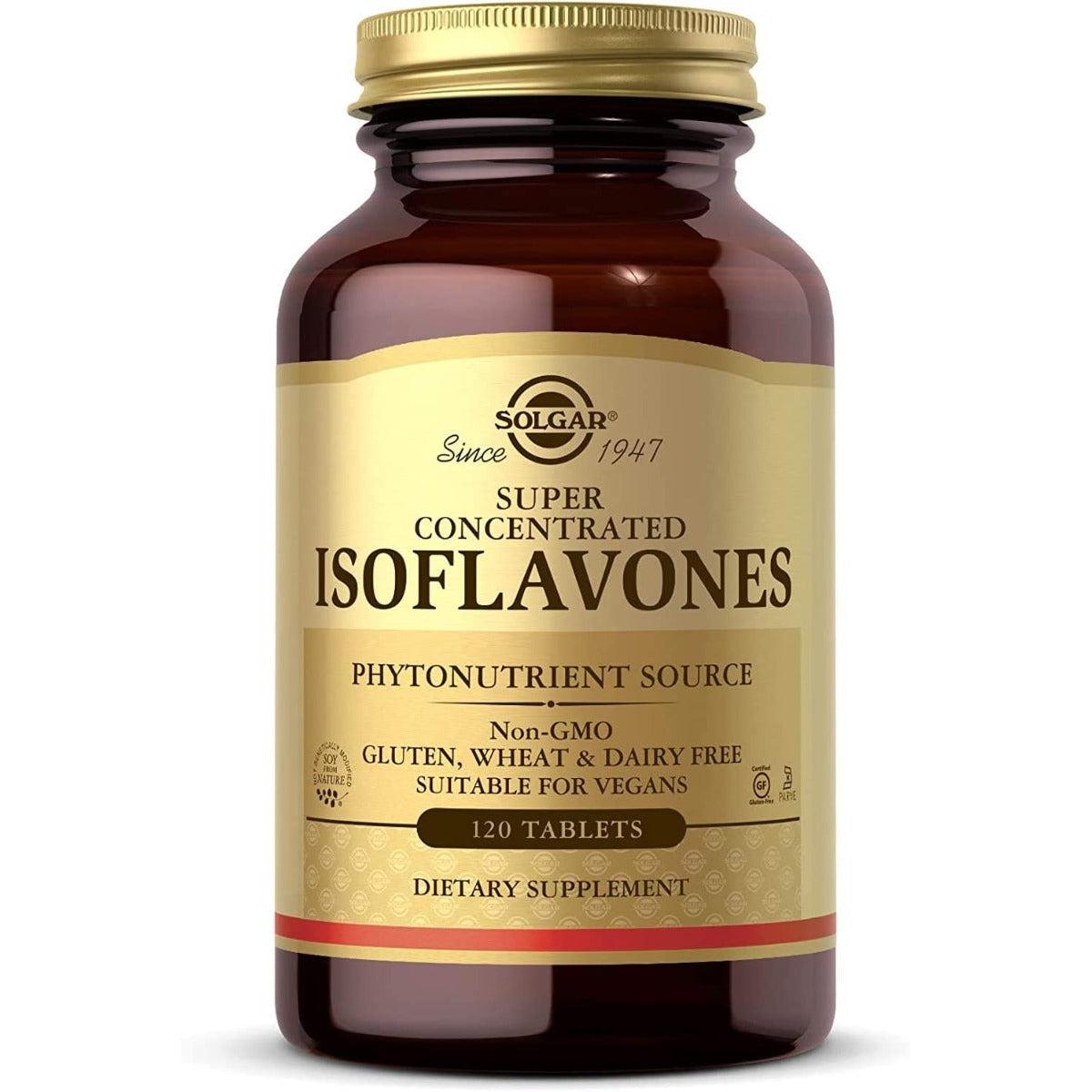 Solgar Super Concentrated Isoflavones Non-GMO 120 Vegan Tablets