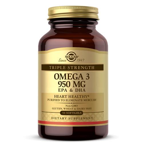 Solgar Triple Strength Omega 3 950mg 50 Softgels