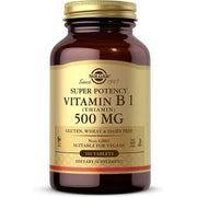 Solgar Vitamin B1 ( Thiamin ) 500 mg 100 Tablets Non-GMO Vegan Gluten Free Dairy Free