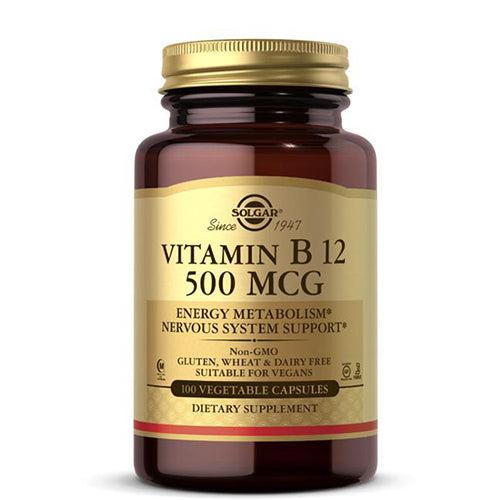 Solgar Vitamin B12 500 MCG 100 Vegetable Capsules