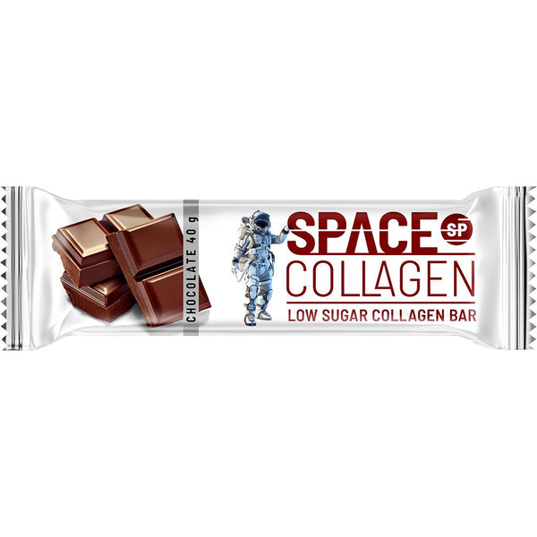 Space Collagen Low Sugar Collagen Chocolate Bar Gluten Free 40g