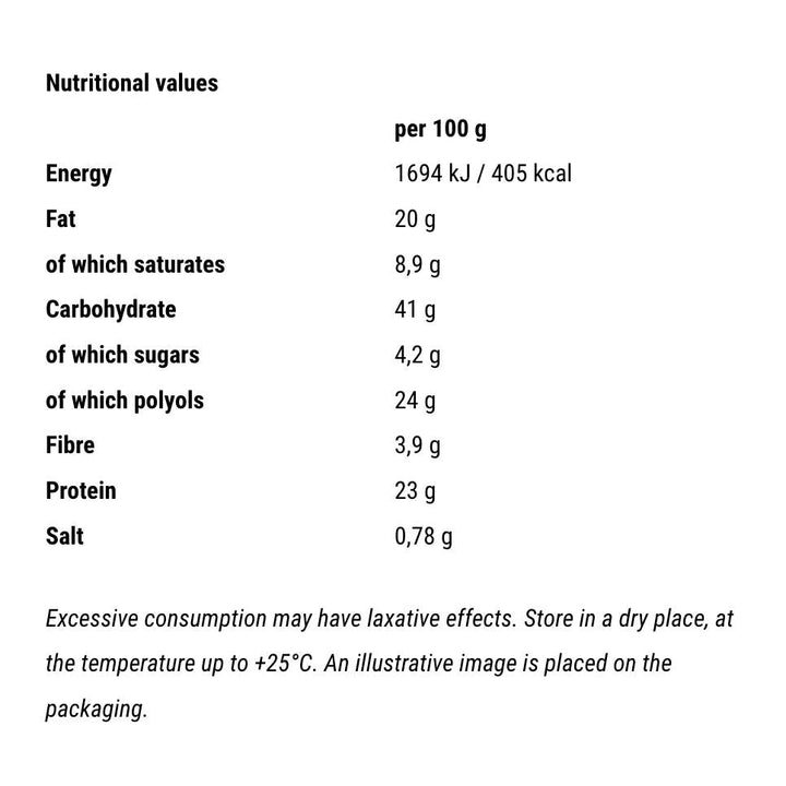 Space Protein Bar Salted Caramel Low Sugar with Collagen Gluten Free 40g