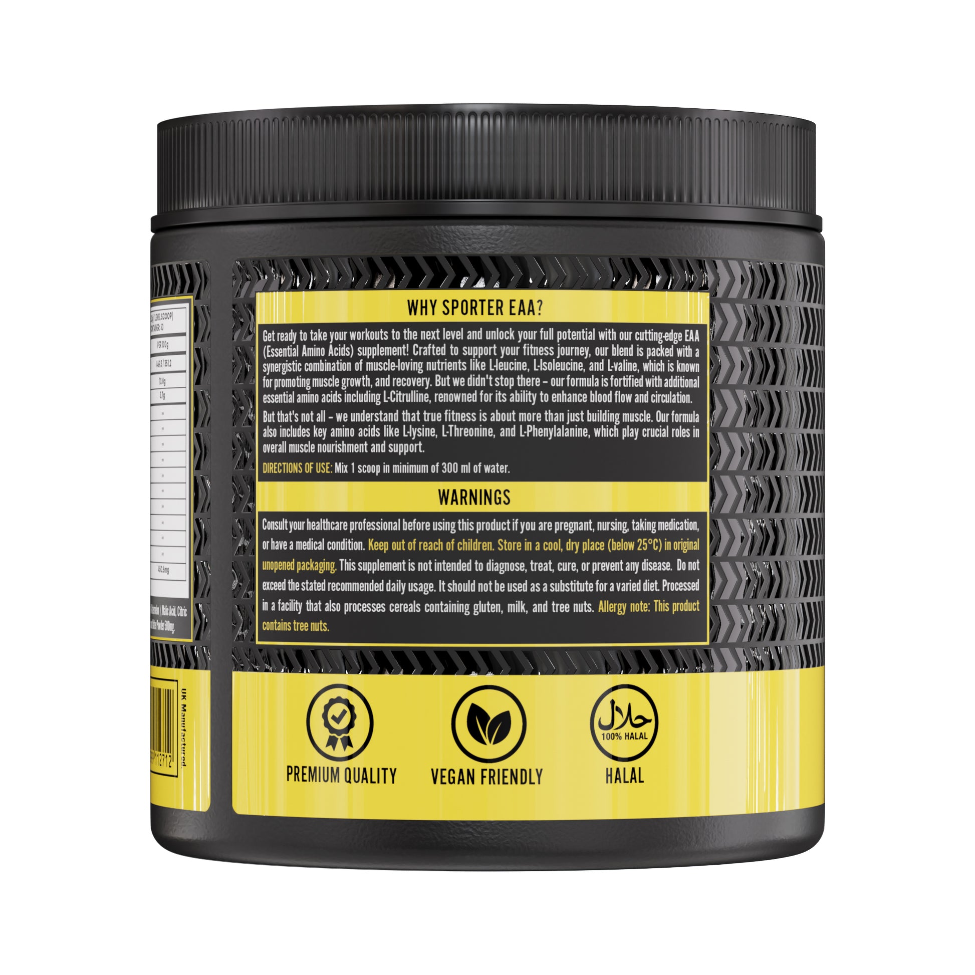 Sporter Advanced EAA Strawberry Watermelon Essential Amino Acids & BCAAs 375g