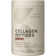 Sports Research Collagen Peptides - Hydrolyzed Type 1 & 3 Collagen Powder for Healthy Skin, Nails, & Joints Dark chocolate 640g