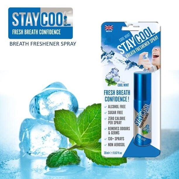 Staycool Breath Freshener Spray cool Mint Flavor