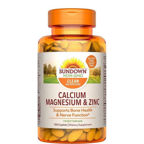 Sundown Calcium Magnesium & Zinc 100 Caplets