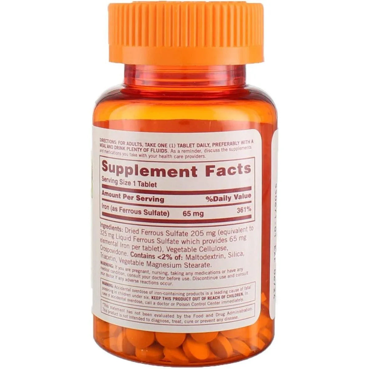 Sundown Essential Iron 65 MG | 120 Tablets