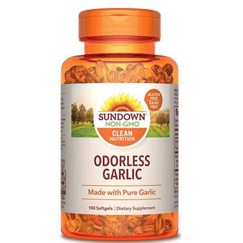 Sundown Garlic Odorless 100 softgels